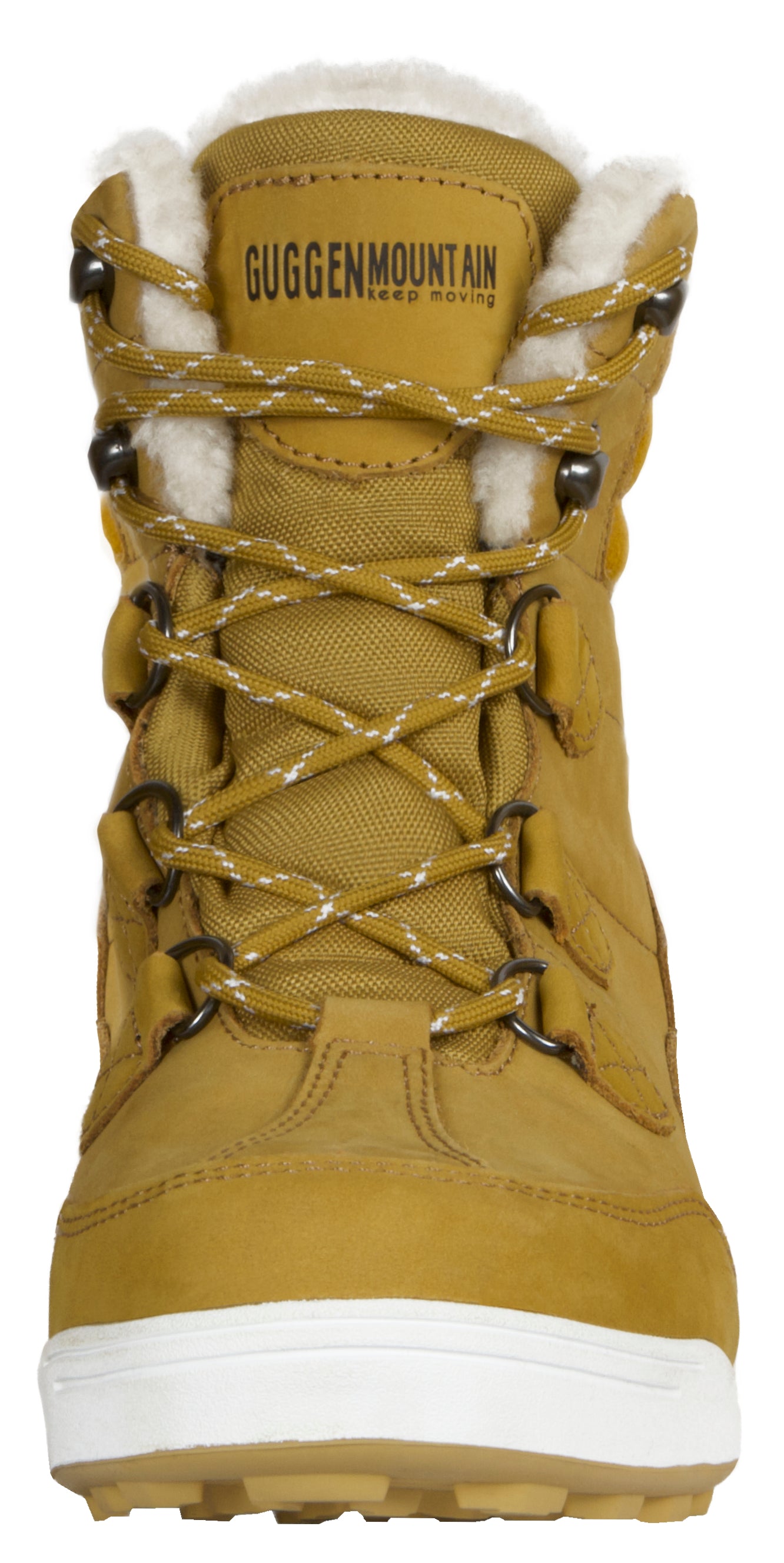 GUGGEN MOUNTAIN HPC57 Damen Fellstiefel Gefüttert Mit Echter