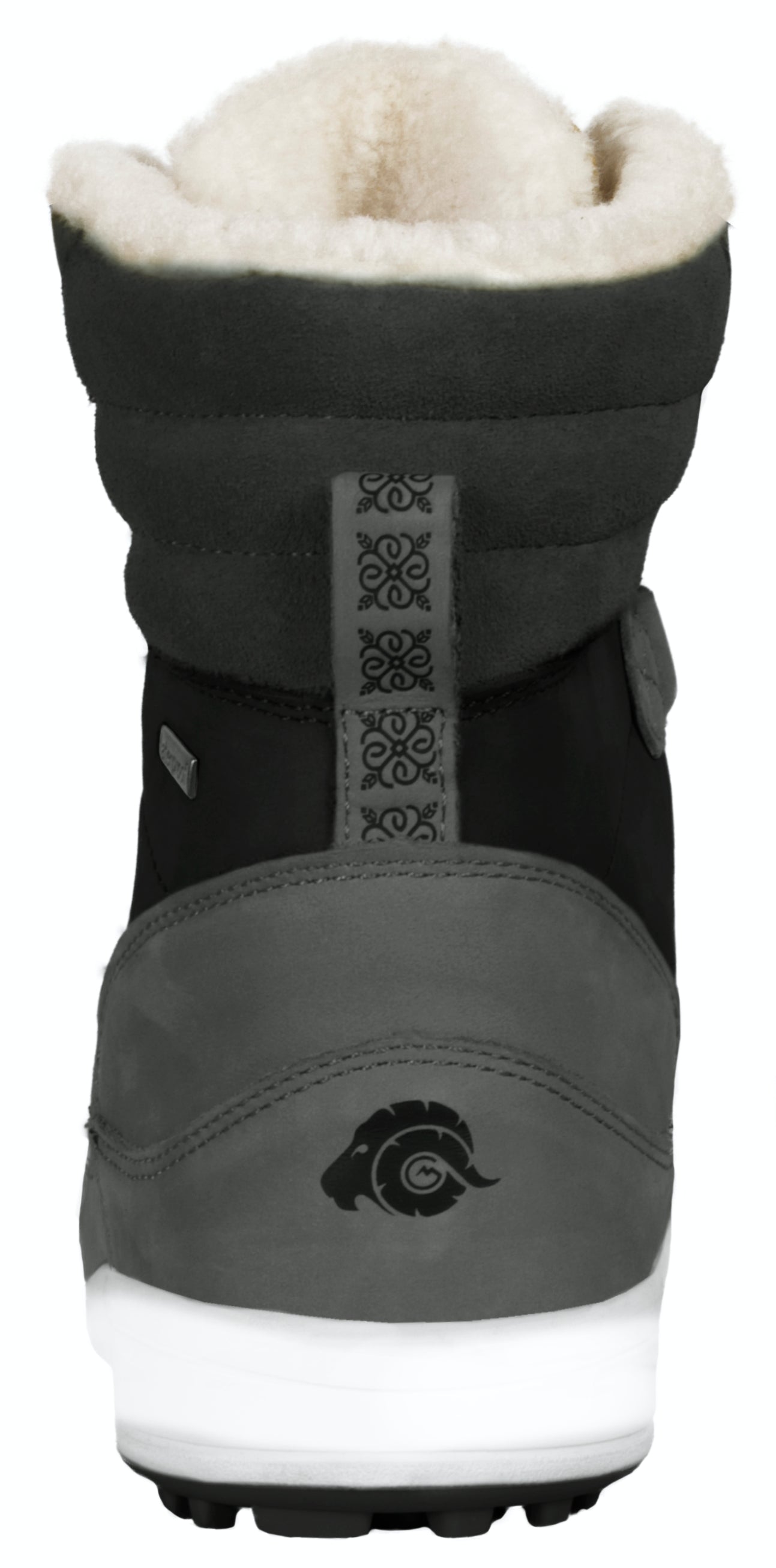 GUGGEN MOUNTAIN HPC57 Damen Fellstiefel Gefüttert Mit Echter